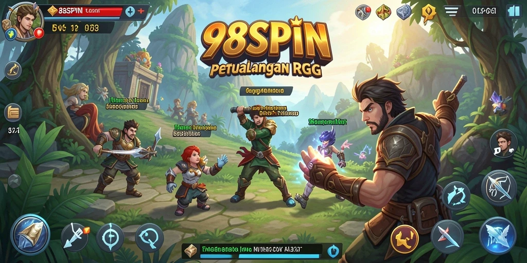 Tampilan gameplay seru di 98SPIN dengan aksi RPG yang mendebarkan.