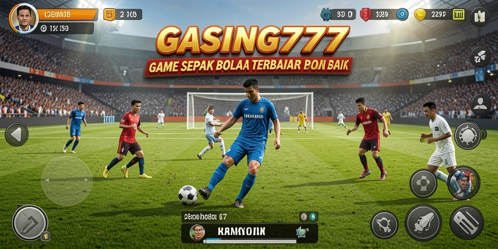 Tangkapan layar GASING777 menampilkan pertandingan sepak bola yang seru dan mendebarkan.