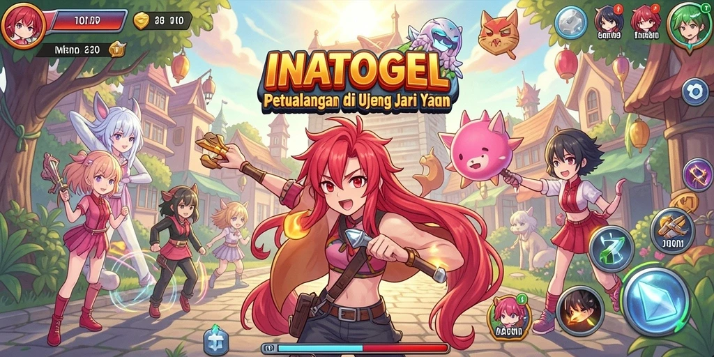 Tampilan menarik dari gameplay Anime INATOGEL dengan petualangan seru.