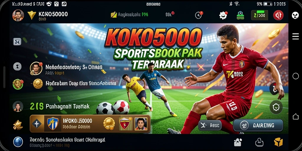 Tampilan menarik dari gameplay Sportsbook KOKO5000.