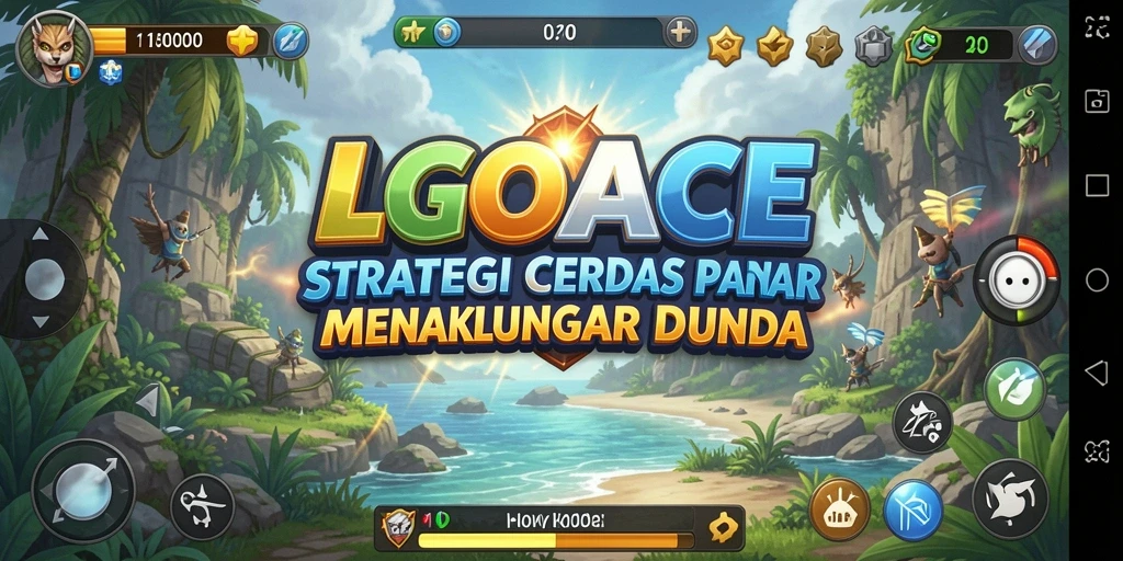 Tampilan gameplay menegangkan di LGOACE dengan strategi yang mendalam.