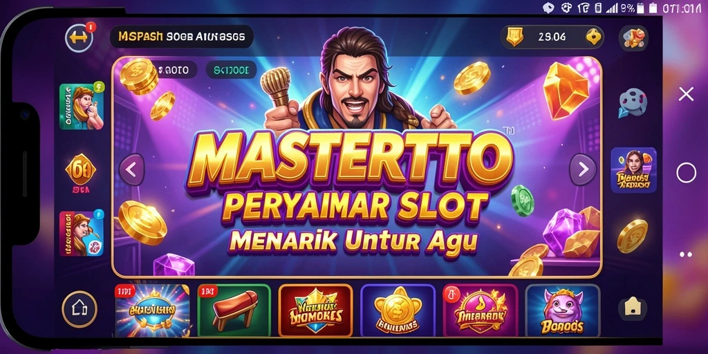Screenshot utama MASTERTOTO menampilkan gameplay Slot yang menarik dan interaktif.