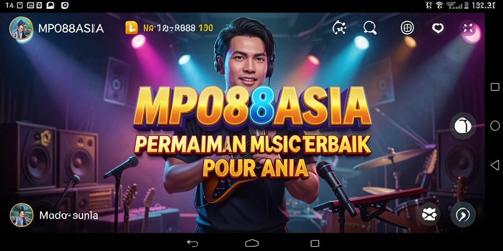 Tampilan gameplay MPO88ASIA yang menarik dengan berbagai lagu.
