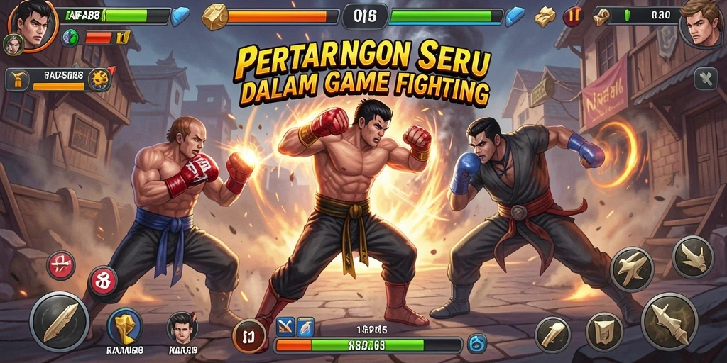 Tampilan seru dari gameplay petarungan RAFA88 yang intens.