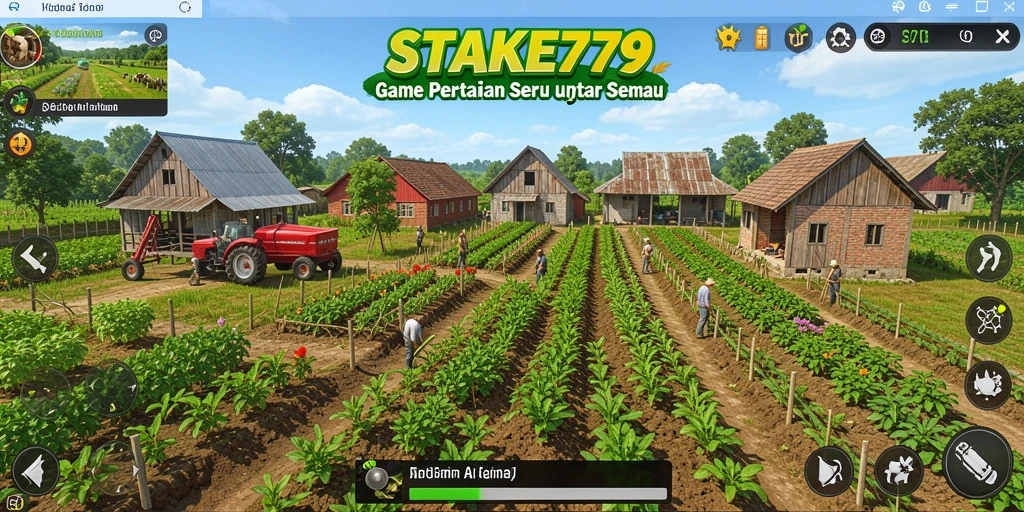Tangkapan layar gameplay STAKE779 dengan pengalaman bertani yang menyenangkan.