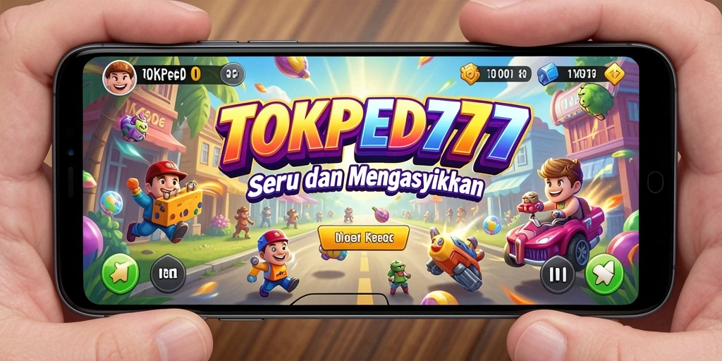 Screenshot gameplay TOKPED777 yang menampilkan keseruan aksi Arcade.