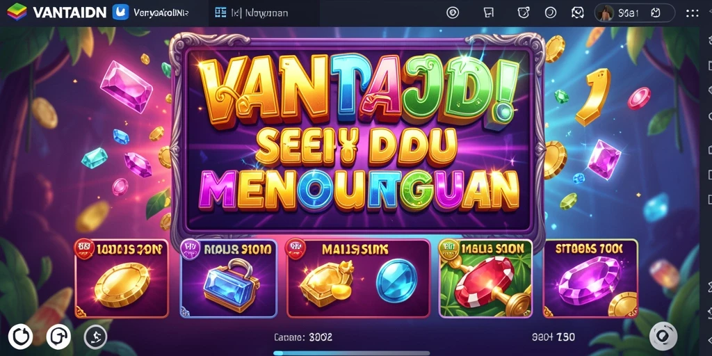 Tampilan menarik dari gameplay Slot VANTAIDN yang seru.