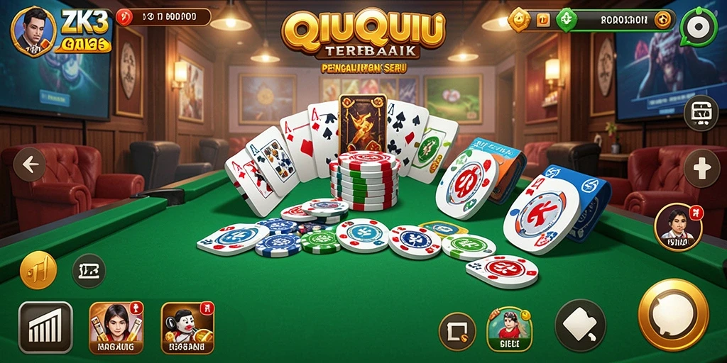 Screenshot gameplay QiuQiu yang seru dan menarik.